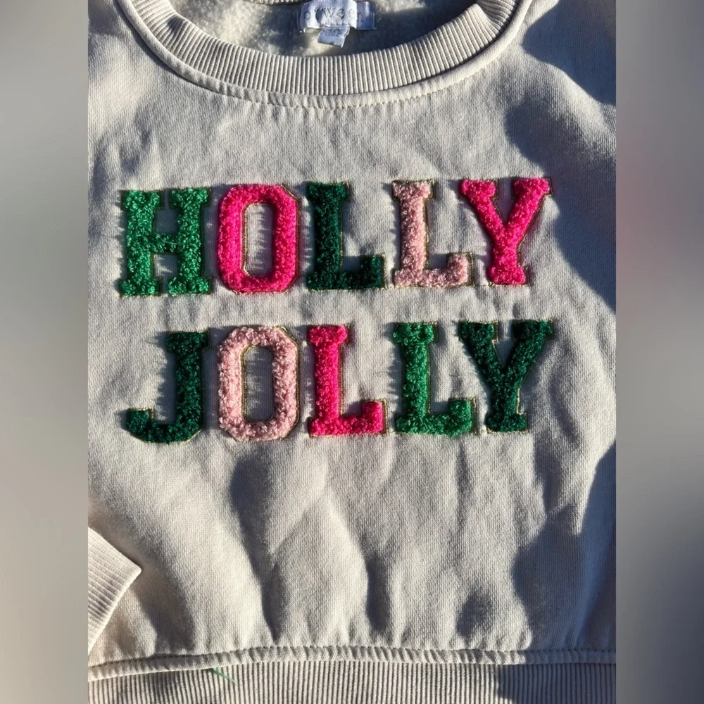btween Cream HOLY JOLLY Sweatshirt